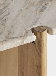 Moss Wood Console/Desk Detail 6 - TULLABEE
