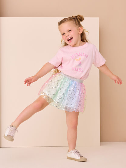 Rainbow Mermaid Tutu - TULLABEE