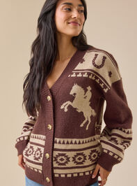 Carina Oversized Cowboy Cardigan Detail 3 - TULLABEE