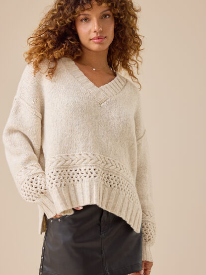 Thea Braided Sweater - TULLABEE