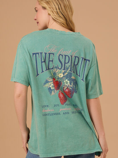 The Fruit of the Spirit Oversized Graphic Tee - TULLABEE