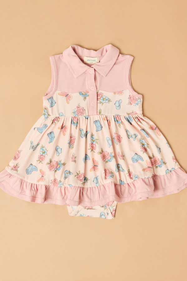 Charli Country Girl Bodysuit Dress Detail 2 - Altar'd State