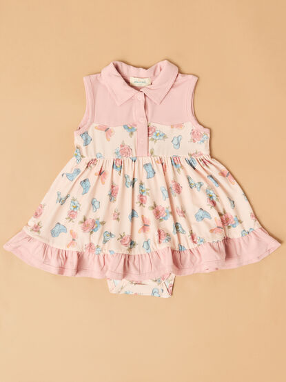 Charli Country Girl Bodysuit Dress - TULLABEE