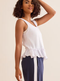 Cascade Ruffle Tank Detail 5 - TULLABEE