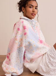Garden Stroll Balloon Sleeve Pullover - TULLABEE