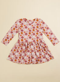 Pumpkin Harvest Ribbed Dress by MudPie Detail 2 - TULLABEE