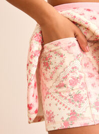 Alpine Bloom Fleece Skirt Detail 6 - TULLABEE