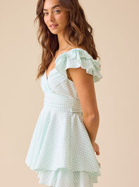 Lainey Double Layered Romper Detail 3 - TULLABEE