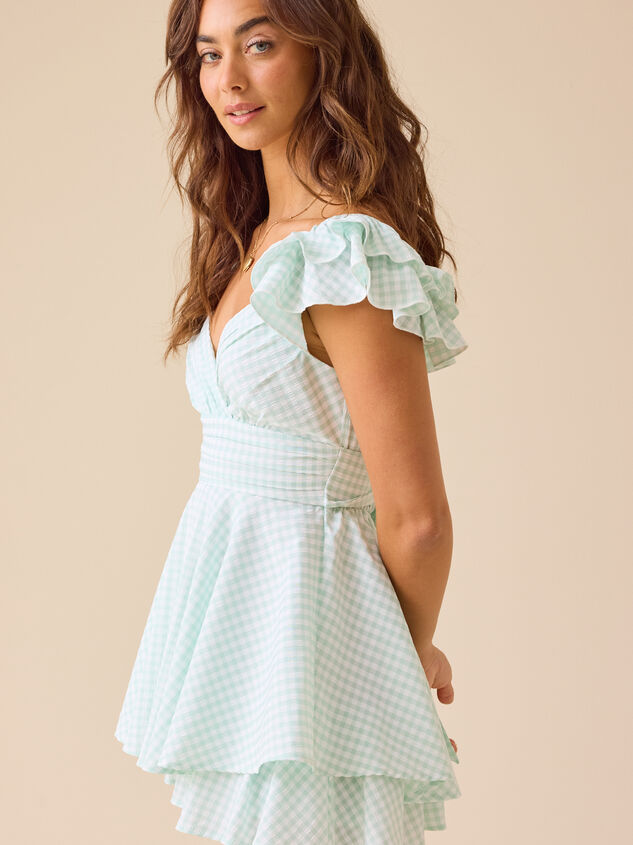 Lainey Double Layered Romper Detail 3 - TULLABEE