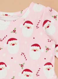 Holly Jolly Ruffle Dress by Mudpie Detail 2 - TULLABEE