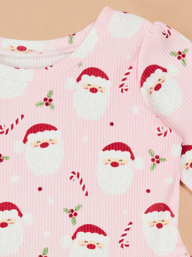 Holly Jolly Ruffle Dress by Mudpie Detail 2 - TULLABEE