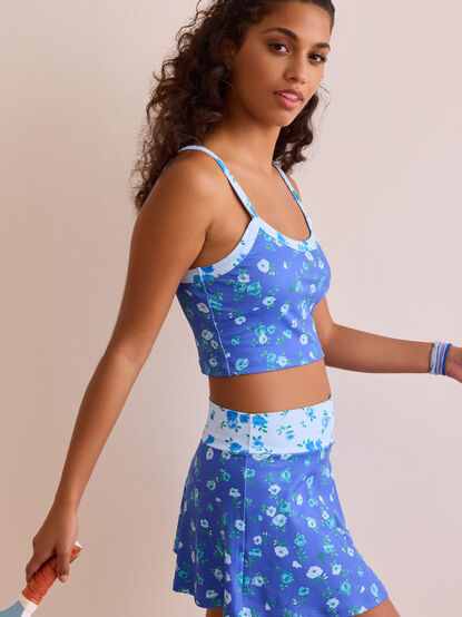 Tempo Floral Cropped Tank - TULLABEE