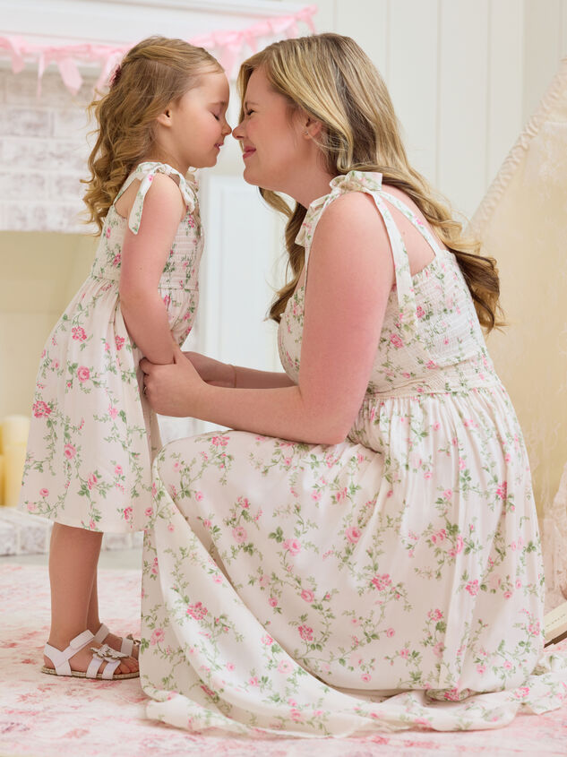 Anaya Floral Mama Dress Detail 4 - TULLABEE