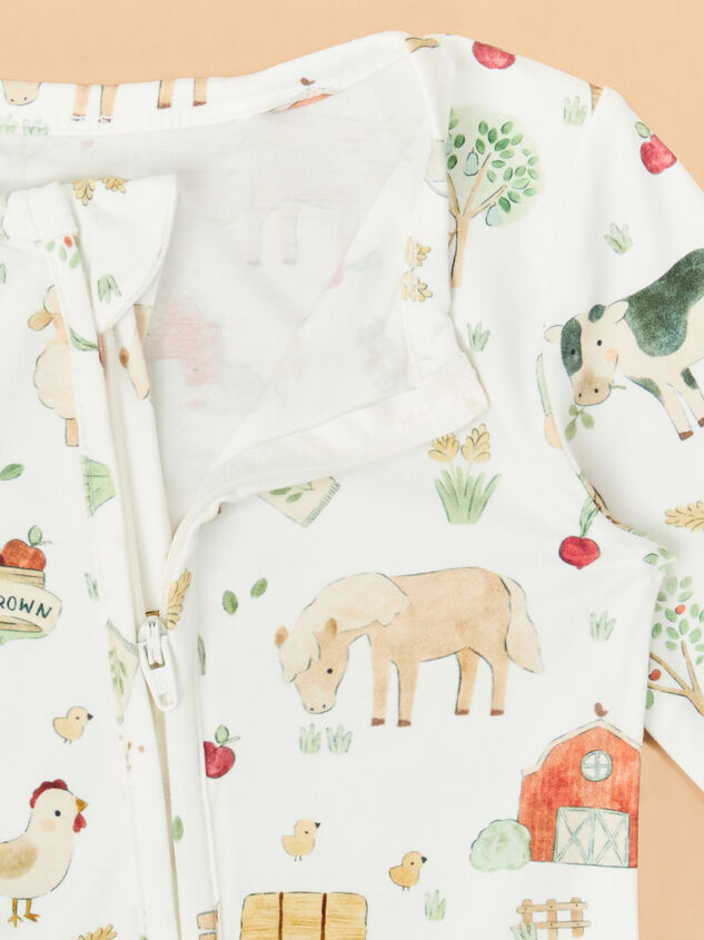 Farm Animal Footie Detail 3 - TULLABEE