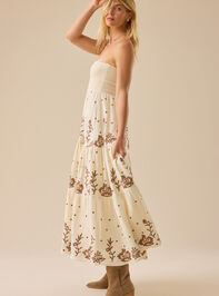 Tatum Floral Maxi Dress Detail 3 - TULLABEE