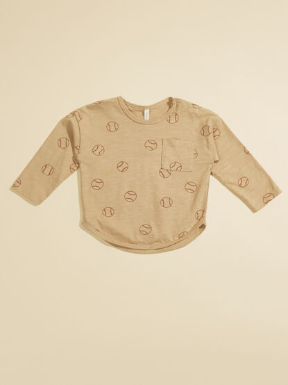 Baseball Baby Tee by Rylee + Cru - TULLABEE