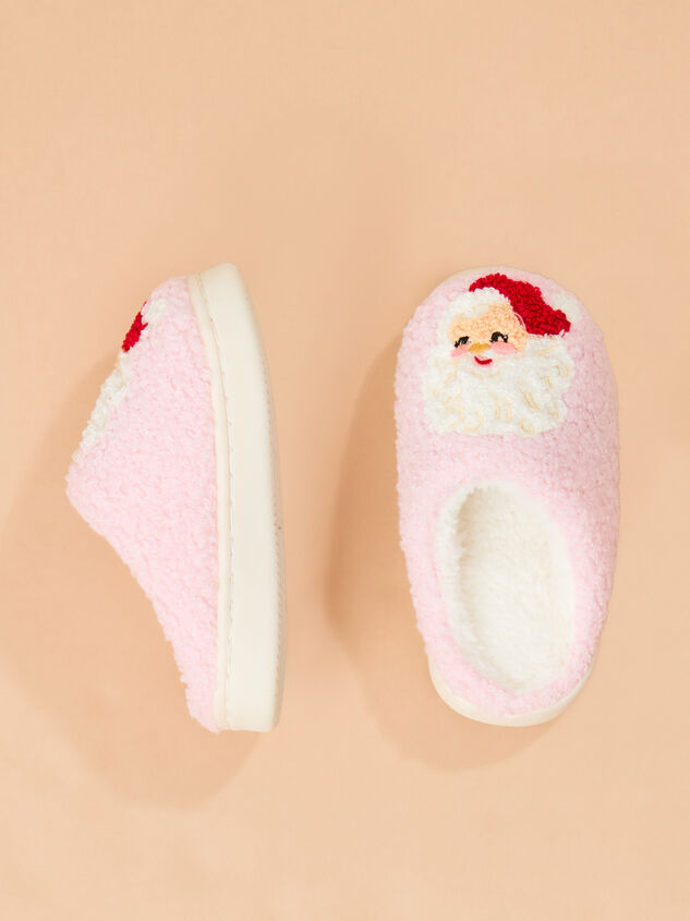 Sweet Santa Slippers Detail 2 - TULLABEE