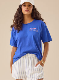 Ford Bronco Oversized Tee Detail 2 - TULLABEE