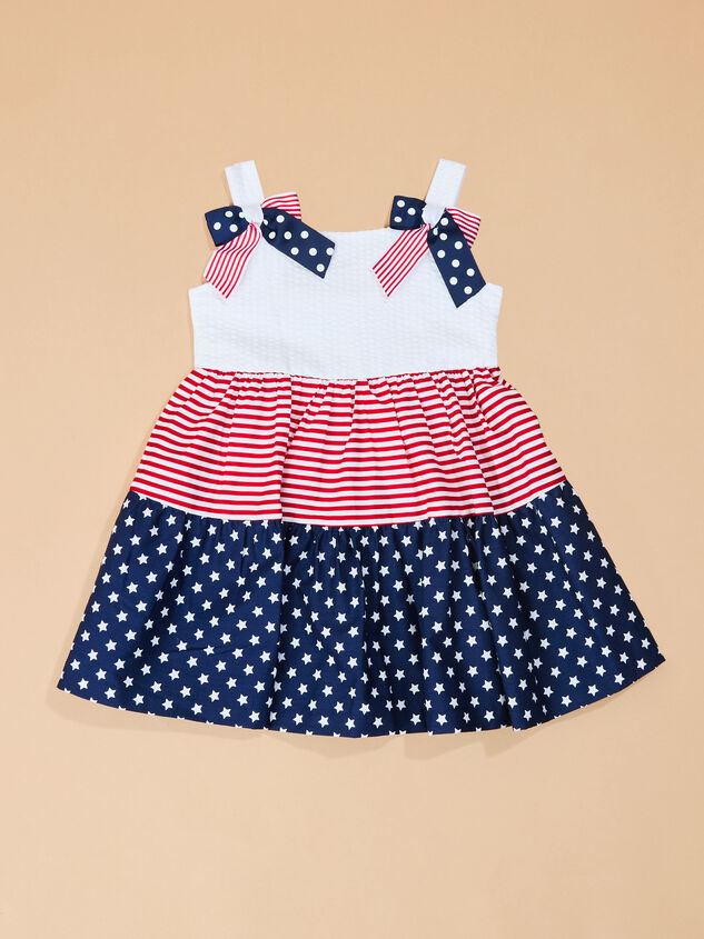 America Bow Baby Dress - TULLABEE