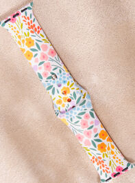Blooming Floral Watch Band Detail 2 - TULLABEE