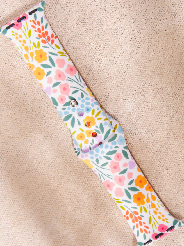 Blooming Floral Watch Band Detail 2 - TULLABEE