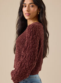 Britton Cable Sweater Detail 3 - TULLABEE
