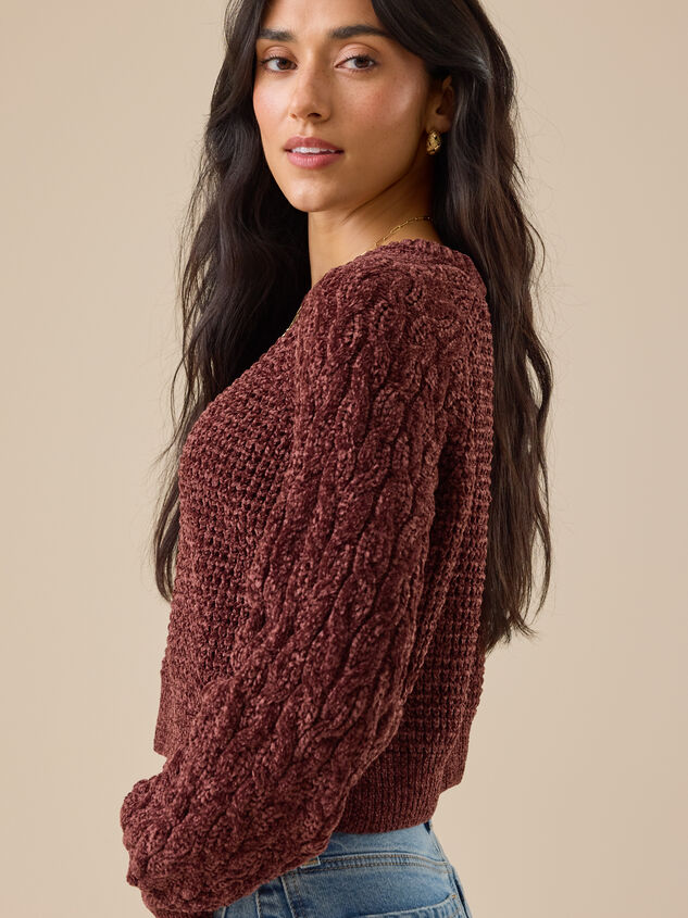 Britton Cable Sweater Detail 3 - TULLABEE
