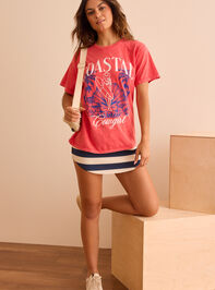 Coastal Cowgirl Oversized Tee Detail 2 - TULLABEE