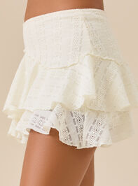 Harriet Lace Mini Skort Detail 4 - TULLABEE