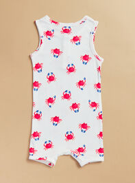 Crabby Cuties Romper Detail 3 - TULLABEE