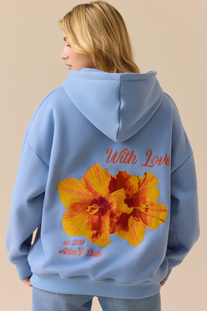 Meet At Sunset Embroidered Hoodie - Altar'd State - 