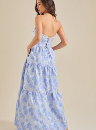 Skye Floral Maxi Dress Detail 5 - TULLABEE