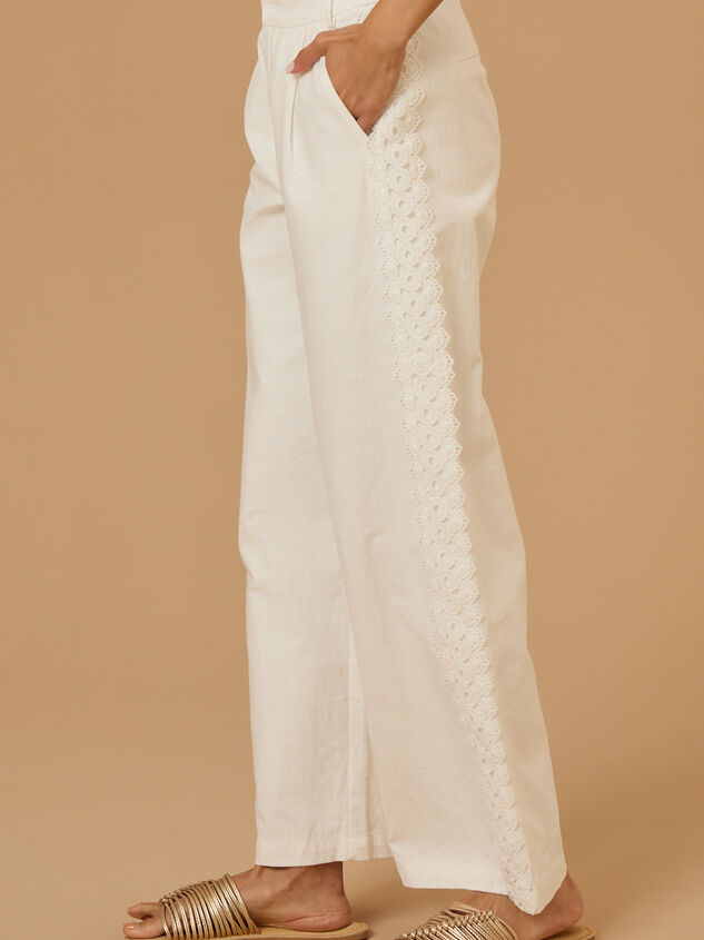 Elodie Crochet Pant Detail 5 - TULLABEE