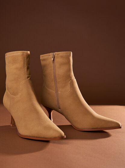 Masie Suede Booties - TULLABEE