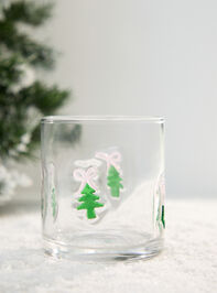 Pink Bows And Pines Juice Glass - TULLABEE