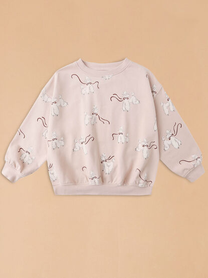 Poodles Relaxed Sweatshirt by Rylee + Cru - TULLABEE