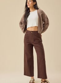 Ellie Linen Crop Pants - TULLABEE