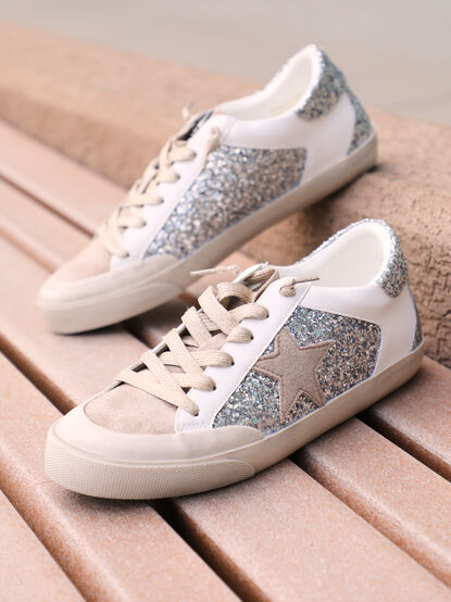 Harper Sequin Sneakers - TULLABEE