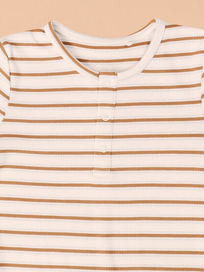 Samuel Stripe Henley Top - TULLABEE