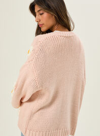 Daisie 3D Floral Cardigan Detail 5 - TULLABEE