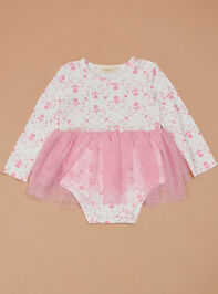 Rosie Floral Bodysuit Dress - TULLABEE