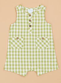 Buddy Gingham Romper by Mud Pie - TULLABEE