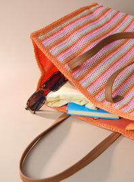 Tangerine Dreams Tote Bag Detail 4 - TULLABEE