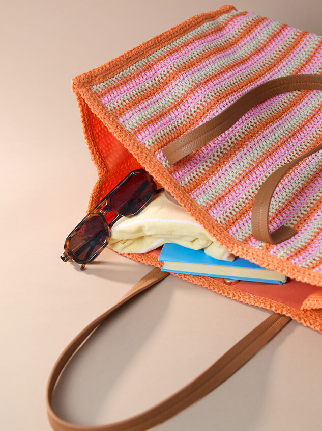 Tangerine Dreams Tote Bag Detail 4 - TULLABEE