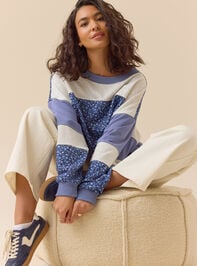 Pressure Mixed Floral Pullover - TULLABEE