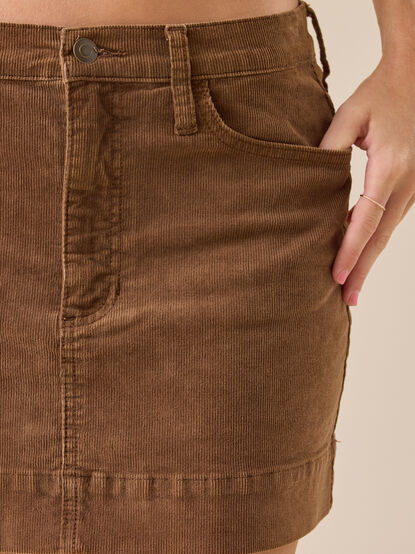 Sereena Corduroy Mini Skirt - TULLABEE