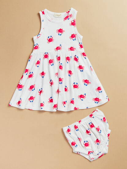Crabby Cuties Dress and Bloomers Set - TULLABEE