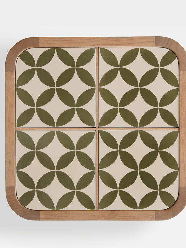Audrey Wood Side Table Sage Detail 4 - TULLABEE
