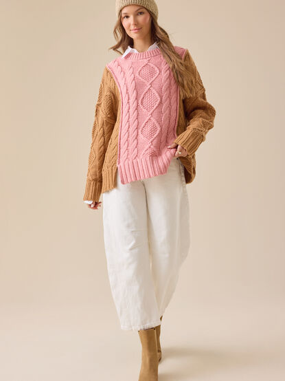 Emmaline Oversized Sweater - TULLABEE