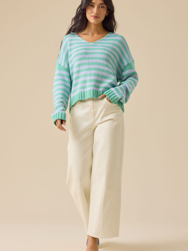 Kataleya Striped Sweater - TULLABEE